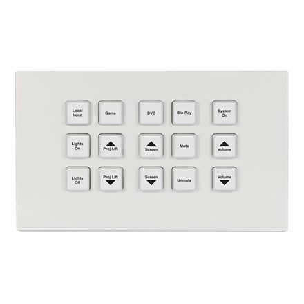 15 Tasten Kontrollfeld - IP & Relais (2-fach)