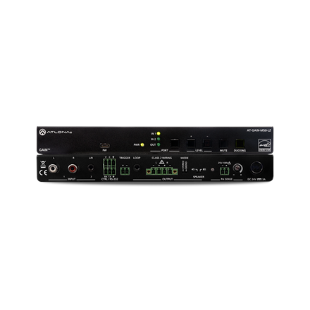 2CH Verstärker mit 50W für 4Ohm/8Ohm, Line Eingänge