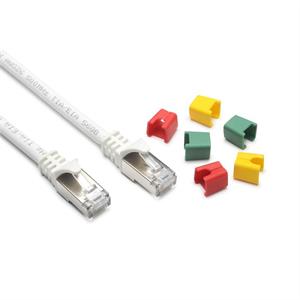 CAT6A Round-Patch S-FTP/LSZH, ws, codierbar, 0.5m