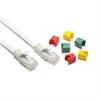 CAT6A Slim-Patch U-UTP/LSZH ws, codierbar, 10 m