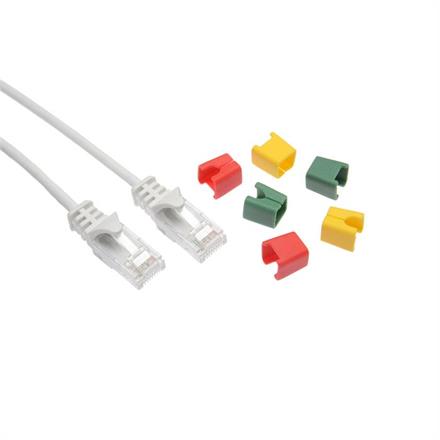 CAT6A Thin-Patch U-UTP/LSZH, ws, codierbar, 5 m