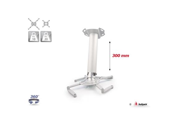 Deckenhalterung QFIX grau 300 mm <20 kg