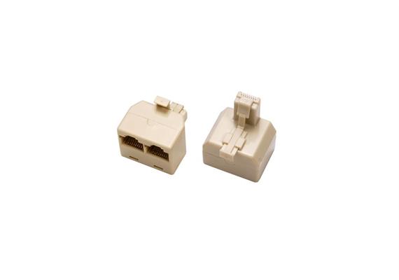 Direktadapter RJ45m/2xRJ45f UTP l