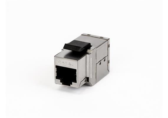 Einsatz Keystone CAT6A Buchse/Buchse geschirmt
