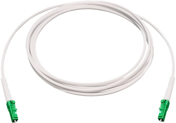 Fiber Patchkabel, LC/APC (gn) – LC/APC (gn), 4m