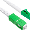 Fiber Patchkabel, LC/APC (gn) – SC/APC (gn), 15m | Bild 2