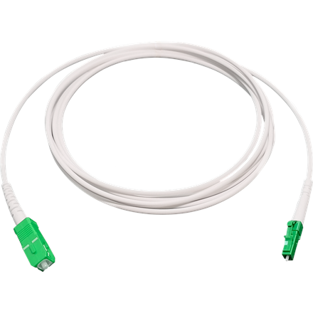Fiber Patchkabel, LC/APC (gn) – SC/APC (gn), 4m