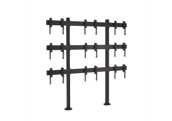 FMVW3355 Videowall Bodenständer, Bodenmontage 3x3