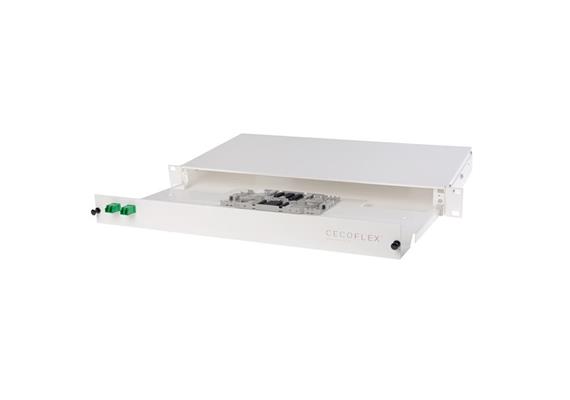 FTTH 19-Zoll Anschlussdose - 4x LCAPC