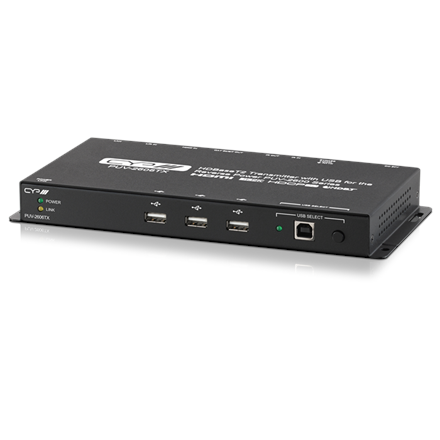 HDBaseT 2.0 - HDMI - USB - Sender - 5-Play - 100 m - Reverse Power