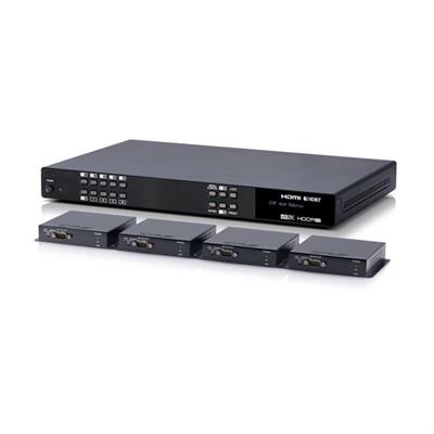 HDBaseT - 2x HDMI - 4x4 Matrix - Kit, Lite , 60 m, AVLC
