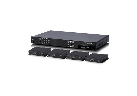 HDBaseT - 2x HDMI - 4x4 Matrix - Kit, Lite , 60 m, AVLC