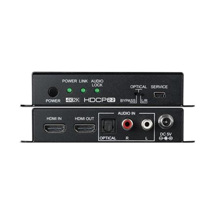 HDMI-Audio-Embedder mit eingebautem Repeater 4K