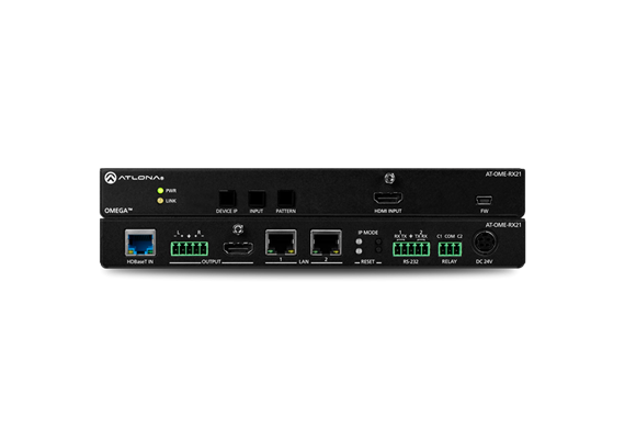 HDMI/HDBaseT Umschalter 2x1 und HDBaseT Empfänger, Audioauskopplung (4K)