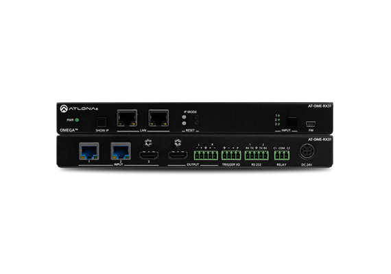 HDMI/HDBaseT Umschalter 3x1 und HDBaseT Empfänger, Audioauskopplung (4K/HDR)
