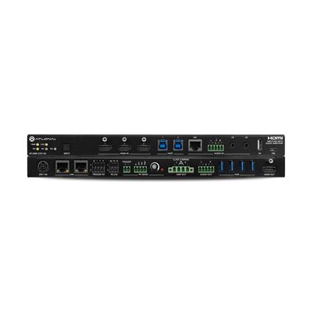 HDMI-Umschalter (4K/HDR) mit 3 Eingängen und Audio-Mischerverstärker