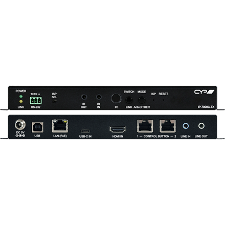 HDMI / USB-C AVoIP Sender mit USB & PoE