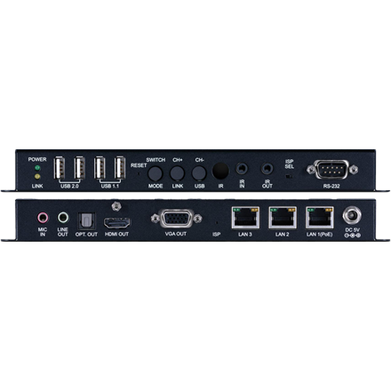 HDMI / VGA über IP Empfänger mit USB