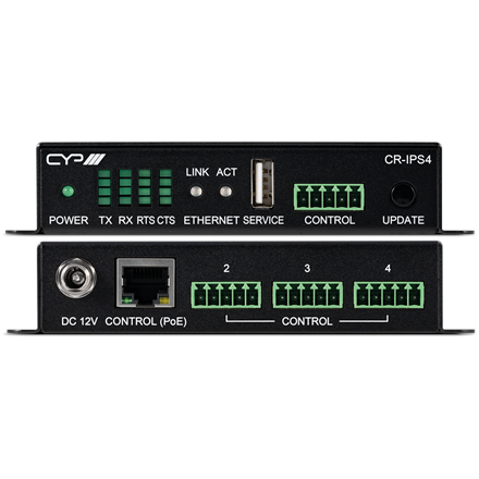 IP-zu-Seriell-Controller mit 4 seriellen Ports und Unterstützung von Automations-Marcos.