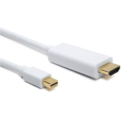 Mini-DP (m) - HDMI (m), w, 4K, 3.0m