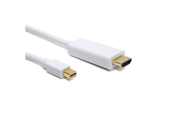 Mini-DP (m) - HDMI (m), w, 4K, 3.0m