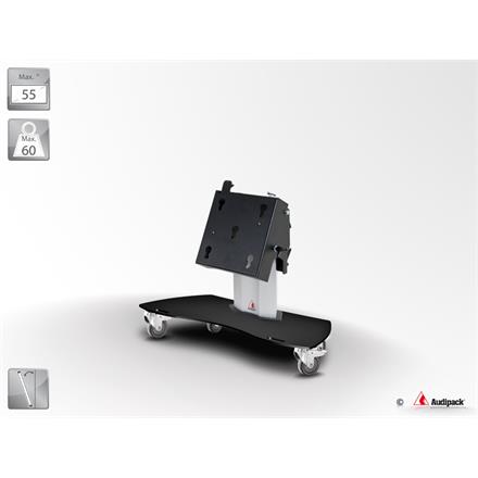 Monitor Standfuss mit Rollen L&S5 bis 55"
