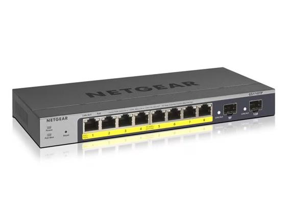 Netgear PoE+ Switch GS110TPv3 8 Port