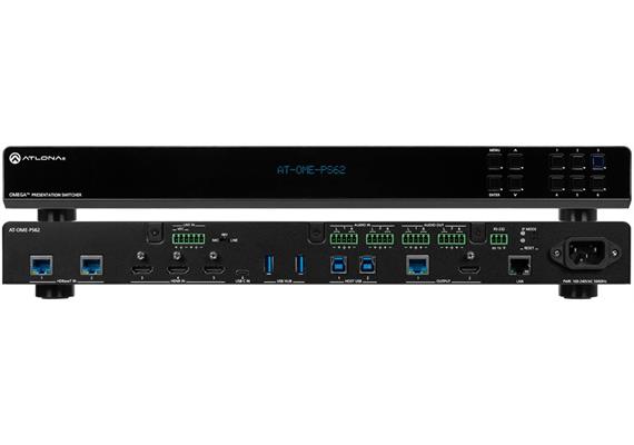 Omega 4K/UHD  6X2 Matrix switcher with 2x HDBaseT inputs,