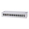 Patchpanel 12-fach, Keystone, leer