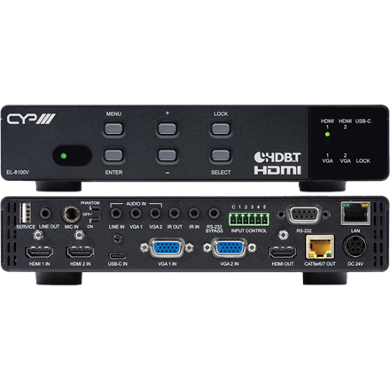 Präsentations-Umschalter USB-C HDBaseT