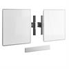 RISE A227 Whiteboard-Set 75 Zoll zu RISE Display-Liftsystem, Trolley/Standfuss