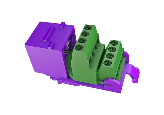 RJ45 ALL-IP Keystone violett