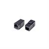 RJ45 Keystone Cat6 F/F schwarz