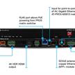 SFP+/CAT Empfänger mit HDMI Ausgang, Audioauskopplung (4K/HDR) | Bild 2