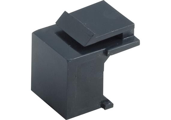 Steckplatzabdeckung Keystone schwarz
