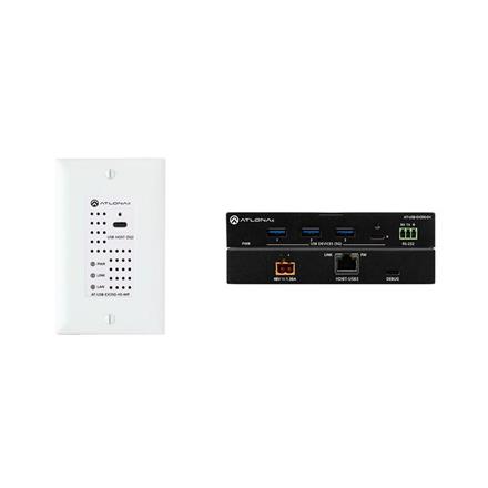 USB 3.2 Extender-Set, Wandeinbau im US-Format
