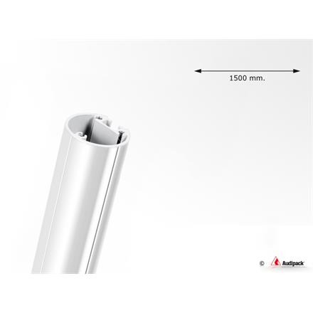 Verlängerungsrohr 2000mm, 54mm, weiss