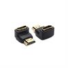 Adaptateur 90° HDMI (m) : HDMI (f), 4K