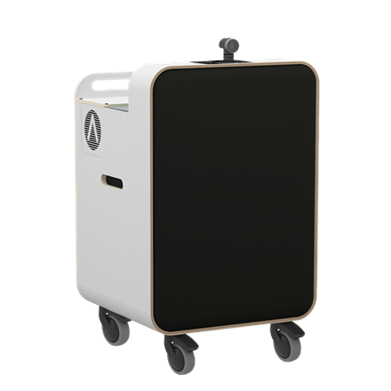 Artome S2 - Platform - blanc laminé -black