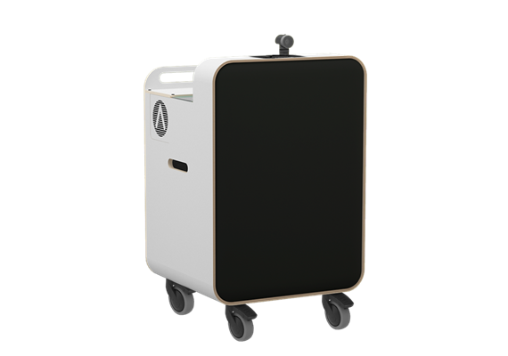 Artome S2 - Platform - blanc laminé -black
