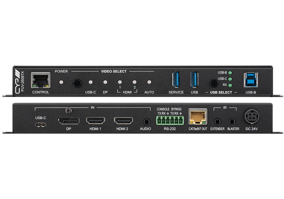 Commutateur de présentation USB-C / DP / HDMI HDBaseT