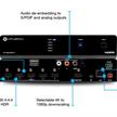 Commutateur HDMI 4K HDR à 5 entrées, extraction audio, contrôle des appareils | Bild 2