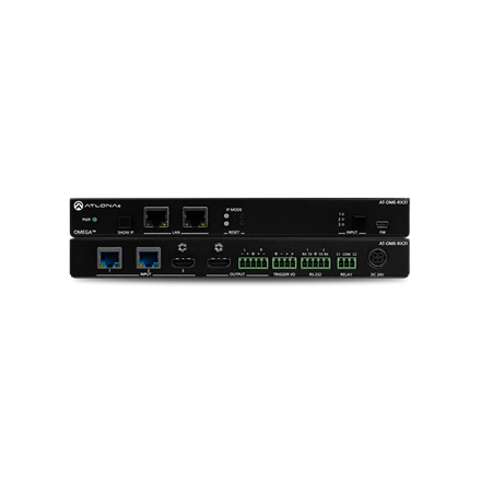 Commutateur HDMI/HDBaseT 2x1 (4K/HDR) et récepteur HDBaseT, extraction audio