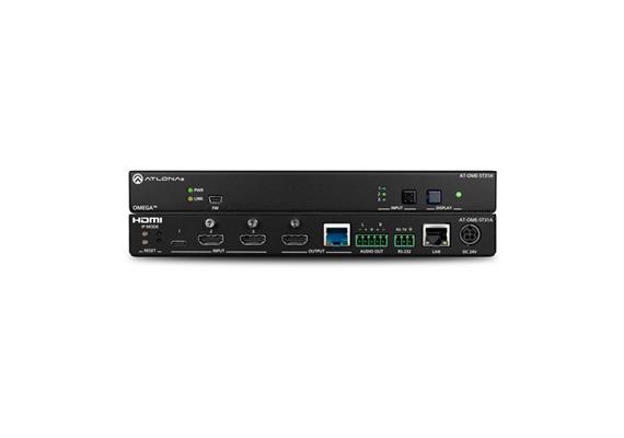 Commutateur HDMI/USB-C avec sortie HDMI/HDBaseT et extraction audio (4K/HDR)