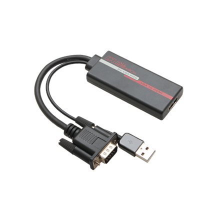 Convertisseur VGA vers HDMI (Full HD) avec audio