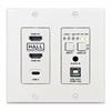 Émetteur HDBaseT HDMI/USB-C/USB, encastrable au format US (4K)