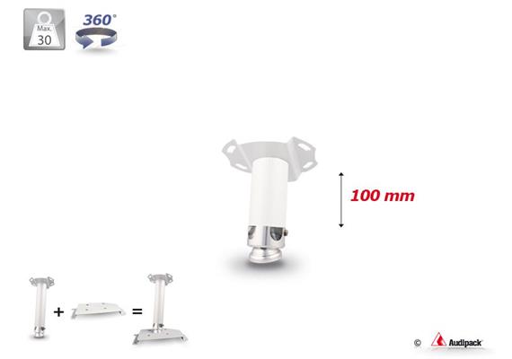 Kit de tubes universel 100mm blanc