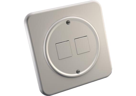 Prise UP 2xRJ45 Keystone Standard