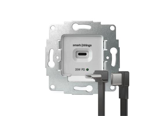 sC20-EU C sCharge 20W bloc d'alimentation encastré USB-C