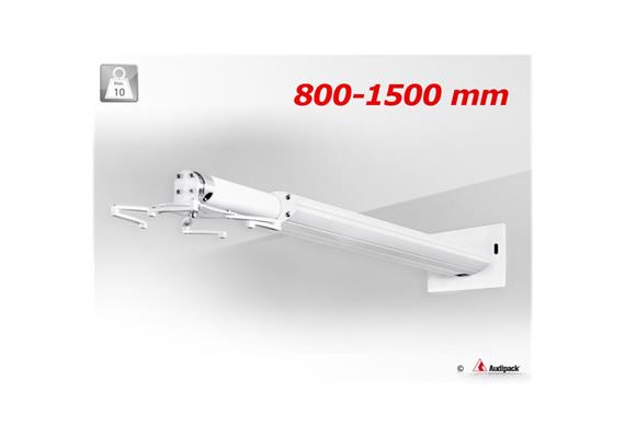 Support mural QFIX blanc 800 - 1500 mm